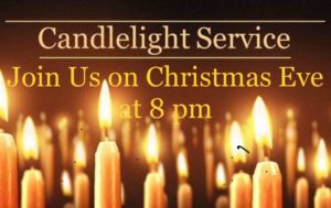 CHRISTMAS EVE SERVICE - YOU ARE INVITED TO JOIN US!